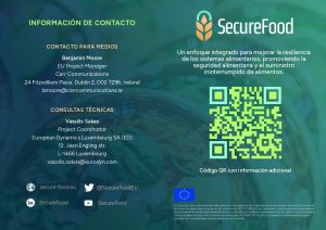SecureFood A5 Brochure Spanish 2025