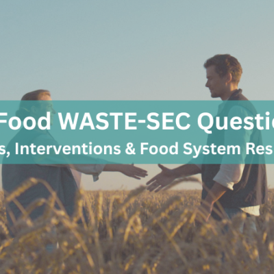 SecureFood Waste-Sec questionnaire